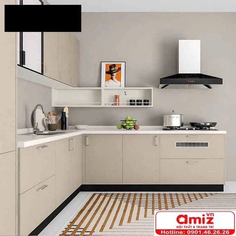 Tủ bếp chữ L thông minh AMIZ-024