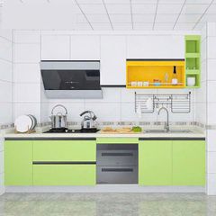 Mẫu tủ bếp đẹp gỗ công nghiệp AMIZ-023