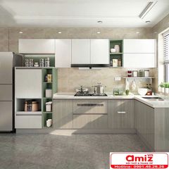 Tủ bếp cao cấp kiểu dáng đa dạng AMIZ-028