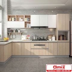 Tủ bếp cao cấp kiểu dáng đa dạng AMIZ-028