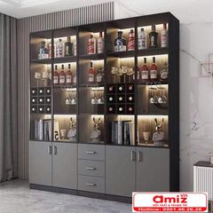 Mẫu tủ rượu kính đẹp sang trọng AMIZ-001