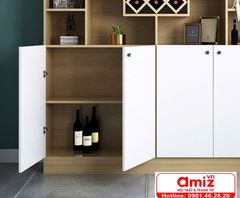 Tủ rượu gỗ công nghiệp MDF phong cách hiện đại AMIZ-002