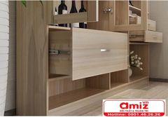 Tủ rượu gỗ công nghiệp thiết kế tiện dụng AMIZ-006