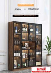 Tủ rượu cánh kính thiết kế sang trọng AMIZ-008