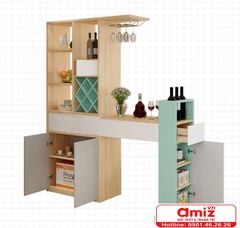 Tủ rượu gia đình thiết kế tiện dụng AMIZ-012