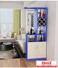 Tủ rượu gỗ công nghiệp nhỏ gọn tiện dụng AMIZ-015