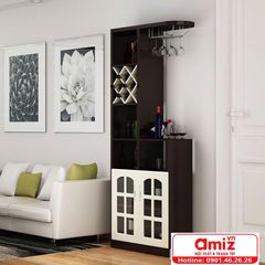 Tủ rượu gỗ công nghiệp nhỏ gọn tiện dụng AMIZ-015