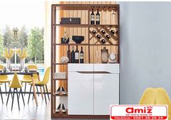 Tủ rượu trưng bày gỗ sang trọng đa năng AMIZ-016