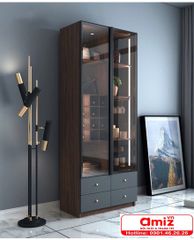 Tủ rượu gỗ MDF kiểu dáng nhỏ gọn AMIZ-017