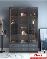 Tủ rượu gỗ MDF kiểu dáng nhỏ gọn AMIZ-017