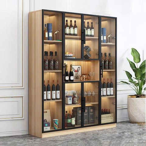 Tủ rượu cánh kính thiết kế sang trọng AMIZ-018