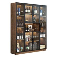 Tủ rượu cánh kính thiết kế sang trọng AMIZ-018