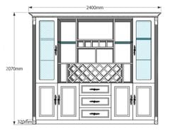 Tủ đựng rượu gia đình thiết kế thông minh AMIZ-019