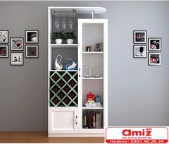Tủ rượu gia đình tiện dụng gỗ công nghiệp AMIZ-020