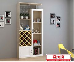 Tủ rượu gia đình tiện dụng gỗ công nghiệp AMIZ-020