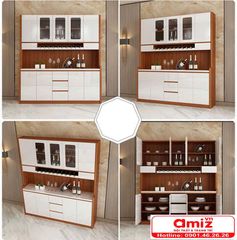 Tủ đựng rượu gia đình kiểu dáng đẹp tiện dụng AMIZ-021
