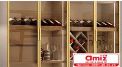 Tủ kính để rượu phòng khách cao cấp AMIZ-022
