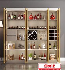 Tủ kính để rượu phòng khách cao cấp AMIZ-022