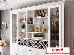 Tủ rượu gia đình thiết kế thanh lịch AMIZ-026
