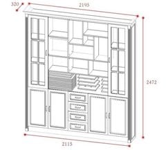 Tủ rượu gia đình thiết kế thanh lịch AMIZ-026