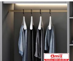 Tủ áo cánh kính khung nhôm sang trọng AMIZ-002