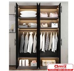 Tủ áo cánh kính đẹp thời trang AMZI-004
