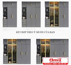 Tủ đựng quần áo phong cách tối giản AMIZ-005