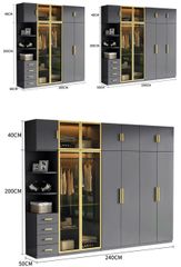 Tủ đựng quần áo phong cách tối giản AMIZ-005