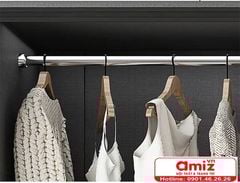 Tủ áo gỗ MDF cánh kính cường lực AMIZ-007