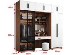 Tủ quần áo kết hợp bàn trang điểm AMIZ-008