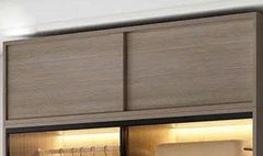 Tủ treo quần áo cánh nhôm kính phong cách hiện đại AMIZ-009