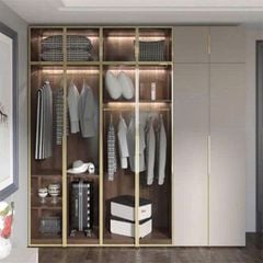 Tủ kính quần áo thiết kế thời trang AMIZ-013
