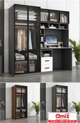 Tủ quần áo cánh kính đa năng AMIZ-14