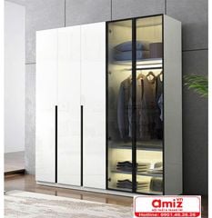 Tủ đựng quần áo nhỏ gọn, thời trang AMIZ-015