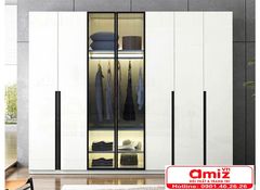 Tủ đựng quần áo nhỏ gọn, thời trang AMIZ-015