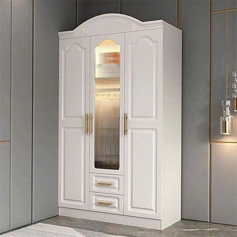 Tủ quần áo gỗ có kính đẹp hiện đại AMIZ-016