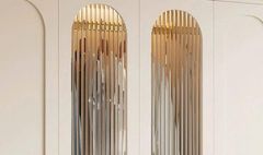 Combo tủ gỗ mdf cánh nhôm kính treo quần áo AMZI-018