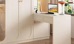 Combo tủ gỗ mdf cánh nhôm kính treo quần áo AMZI-018