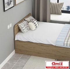 Giường đơn bằng gỗ công nghiệp thiết kế đơn giản AMIZ-004