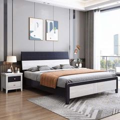 Giường ngủ bằng gỗ phong cách hiện đại AMIZ-007