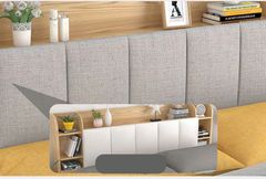 Giường ngủ gia đình cao cấp làm bằng gỗ AMIZ-008