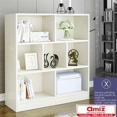 Kệ giá sách đứng gia đình bằng gỗ AMIZ-002