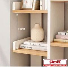 Kệ sách gỗ MDF phủ melamine AMIZ-004