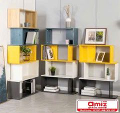 Giá sách gia đình thiết kế ấn tượng AMIZ-007