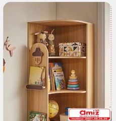 Kệ sách nghệ thuật góc tường ấn tượng AMIZ-010