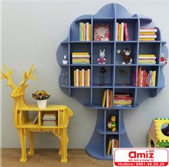 Kệ sách hình cây 11 tầng thiết kế mới lạ AMIZ-013
