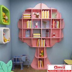 Kệ sách hình cây 11 tầng thiết kế mới lạ AMIZ-013