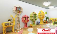 Kệ sách hình cây 11 tầng thiết kế mới lạ AMIZ-013