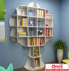 Kệ sách hình cây 11 tầng thiết kế mới lạ AMIZ-013
