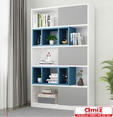 Kệ sách bằng gỗ thiết kế hiện đại AMIZ-015